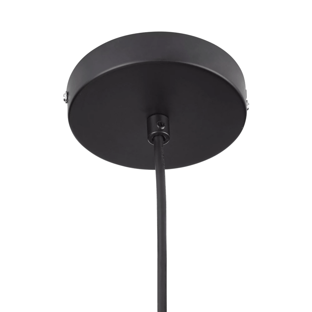 Metal and Wood Ceiling Lamp