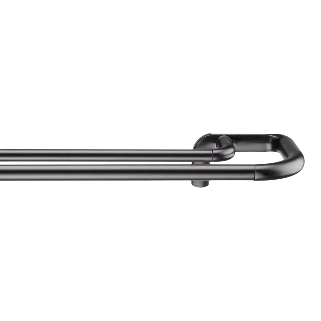 Blackout Curtains Double Rod Set - Diameter 19mm