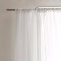 White Carla Sheer Curtain