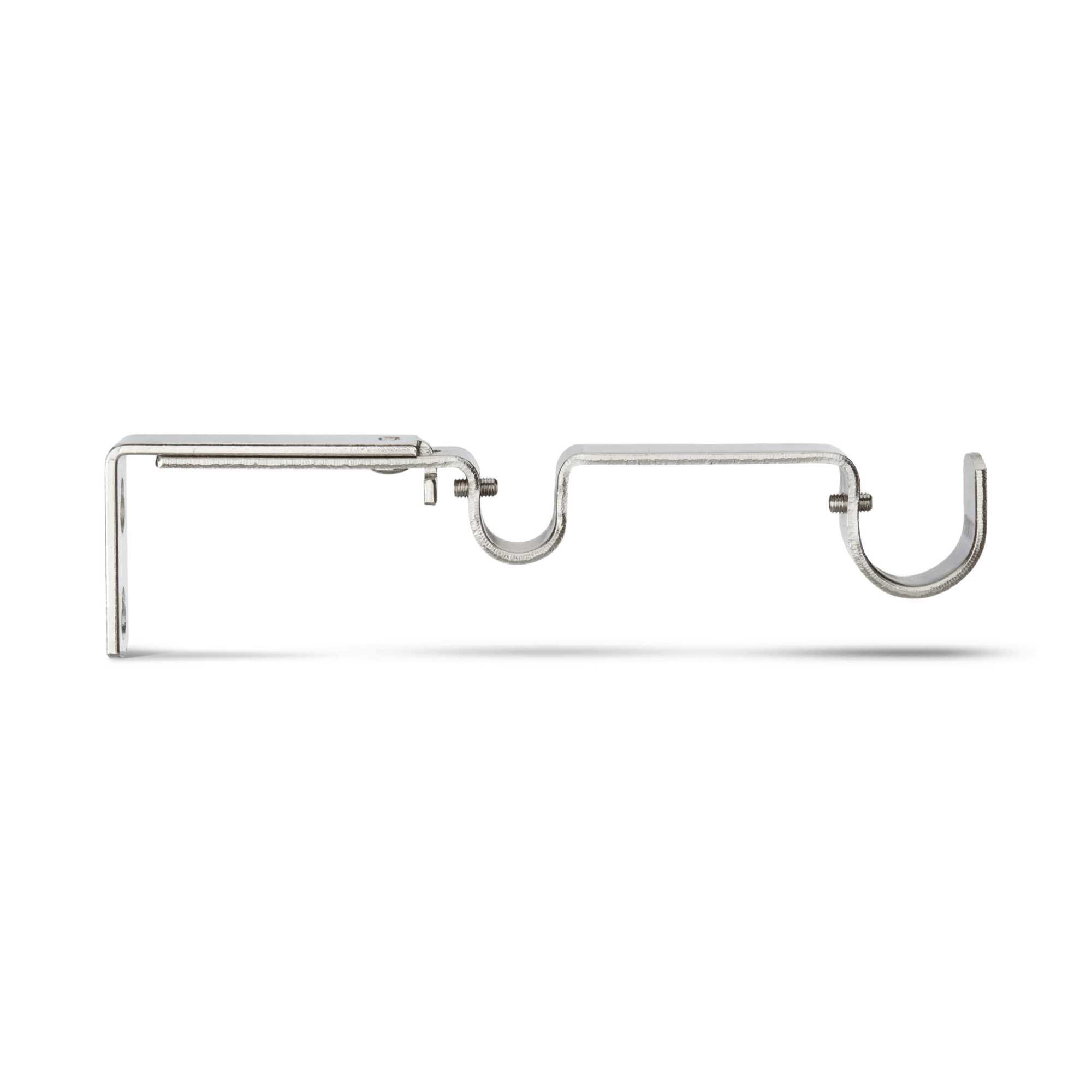 Brushed Nickel Double Brackets