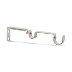 Brushed Nickel Double Brackets