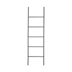 Black Metal Ladder Towel Holder