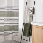 Black Metal Ladder Towel Holder