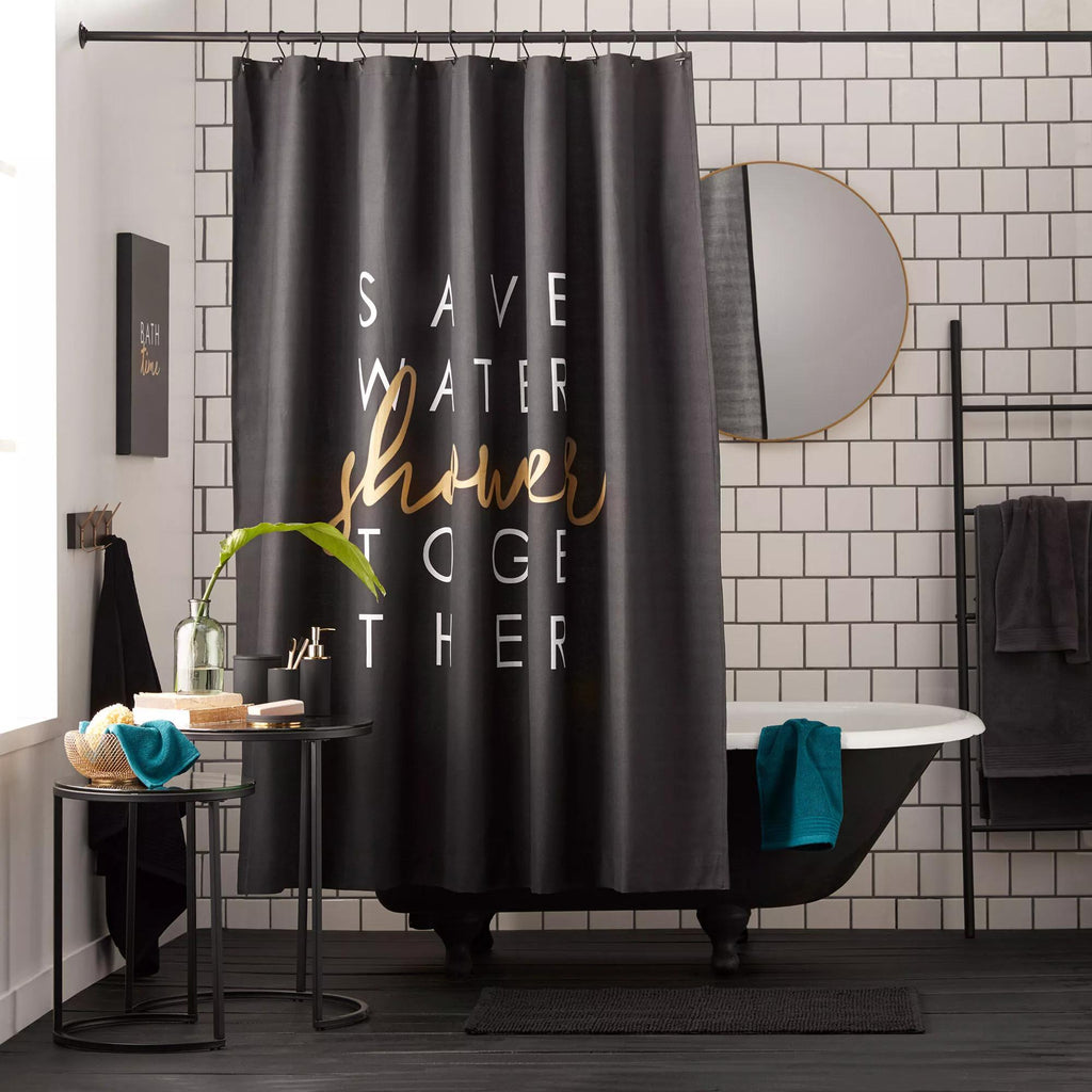 Black Metal Ladder Towel Holder