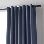 Blue Vence Blackout Curtain with Hidden Back Tab