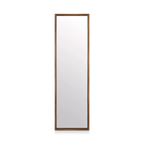 Full-Length Mirror with Wood-Like Frame