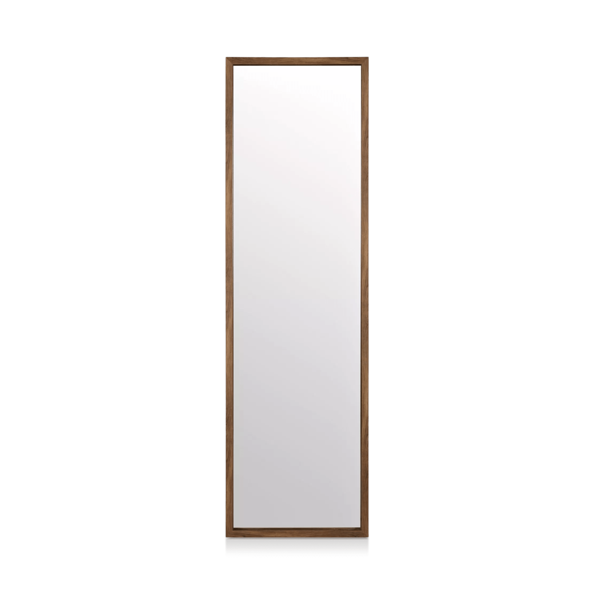 Full-Length Mirror with Wood-Like Frame