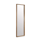 Full-Length Mirror with Wood-Like Frame