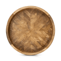 Round Mango Wood Tray