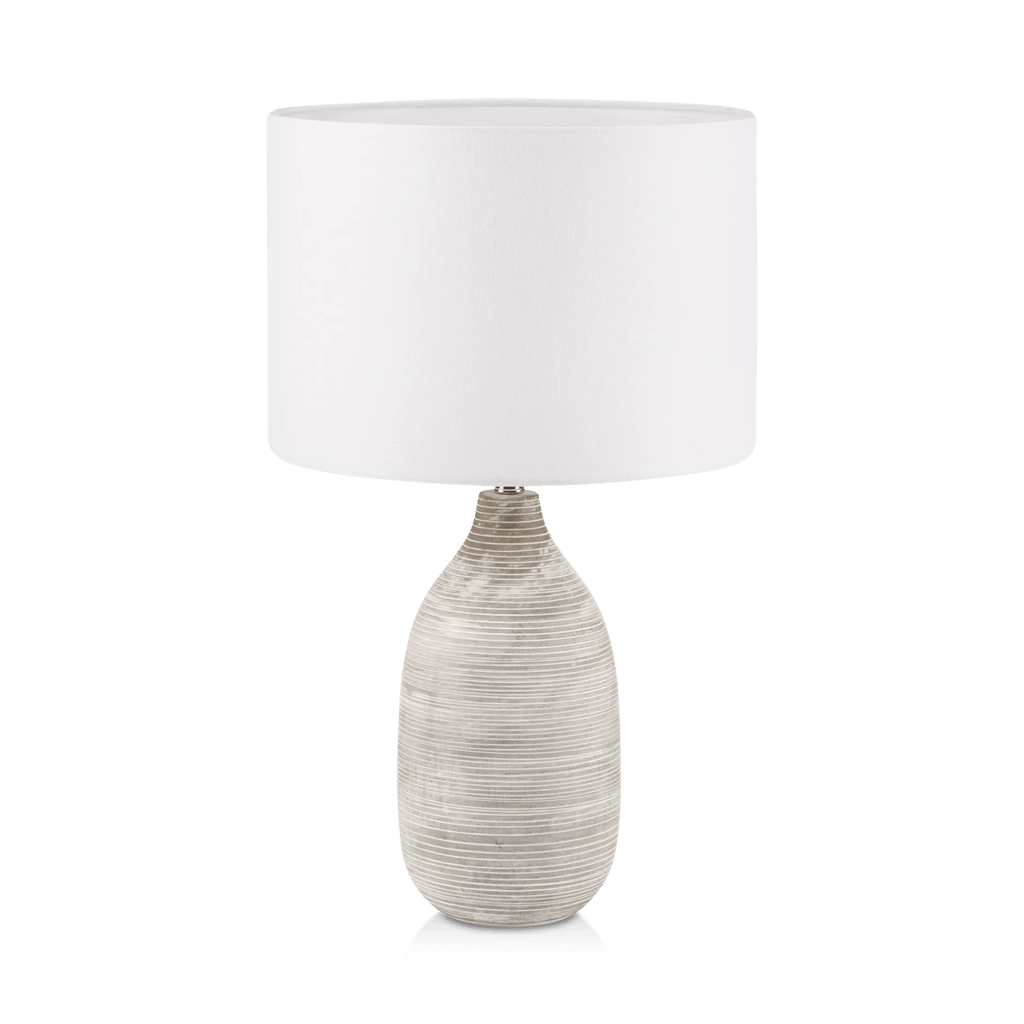 Striped Ceramic Table Lamp