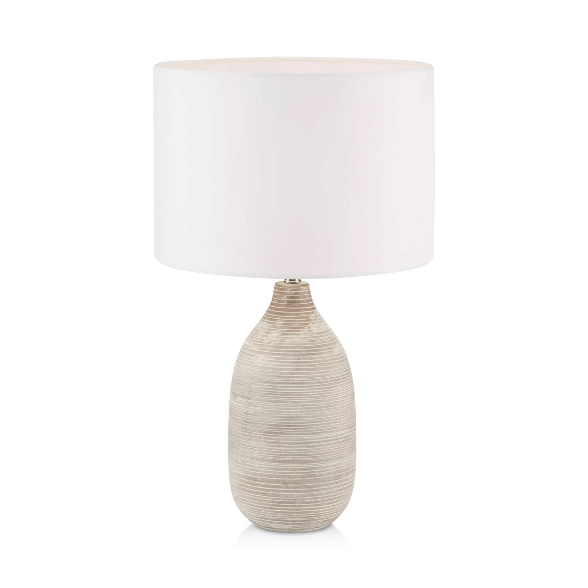 Striped Ceramic Table Lamp