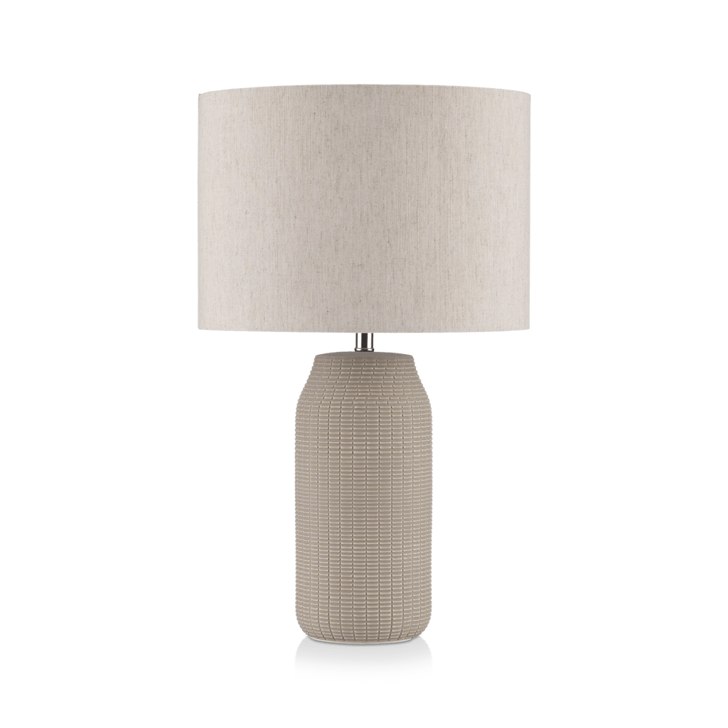 Patterned Ceramic Table Lamp