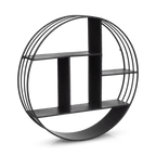 Round Metal Wall Shelf
