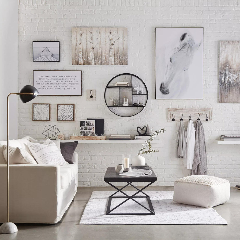 Round Metal Wall Shelf