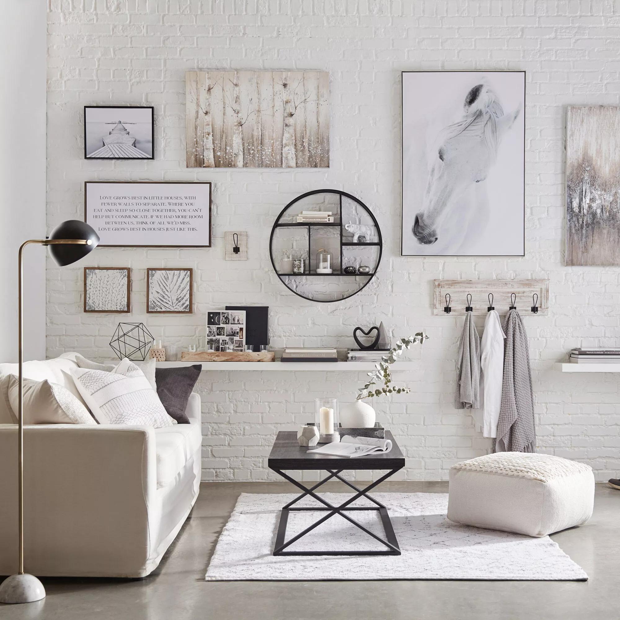 Round Metal Wall Shelf