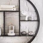 Round Metal Wall Shelf