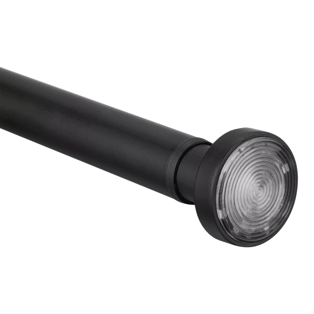 Black Curtain Tension Rod - Diameter 22/25 mm