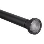 Black Curtain Tension Rod - Diameter 22/25 mm