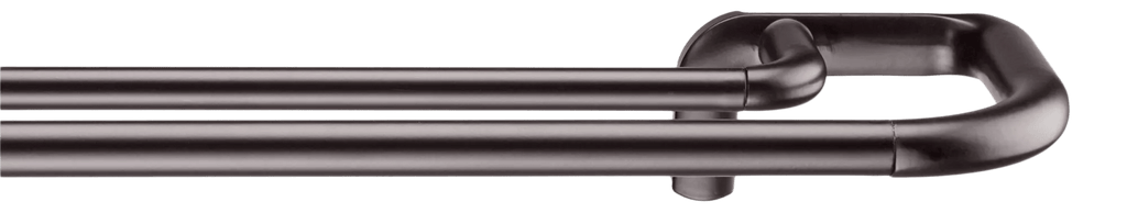 Blackout Curtains Double Rod Set - Diameter 19mm