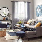 Natural Fiber Oval Storage Basket