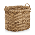 Natural Fiber Oval Storage Basket