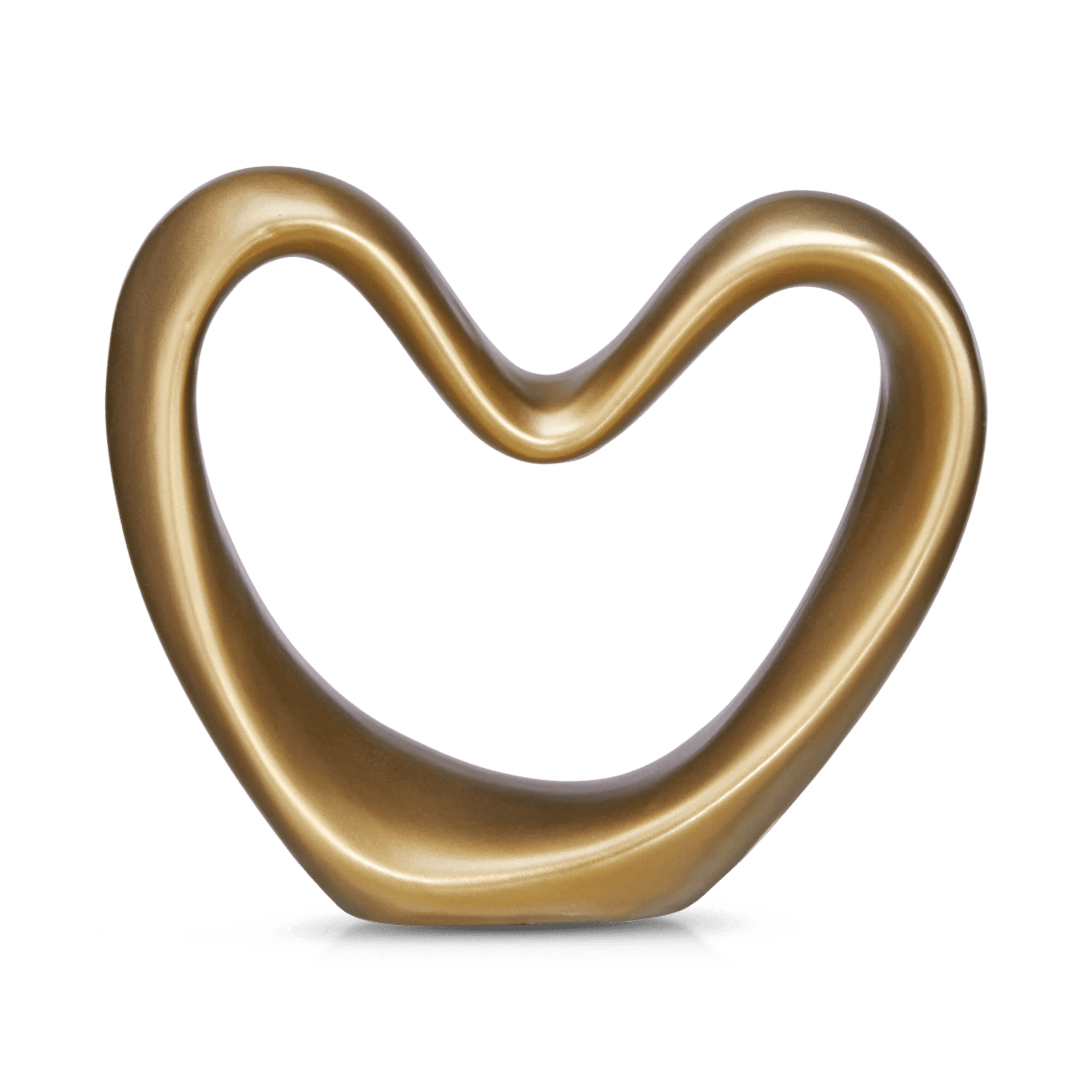 Gold Decorative Ceramic Heart