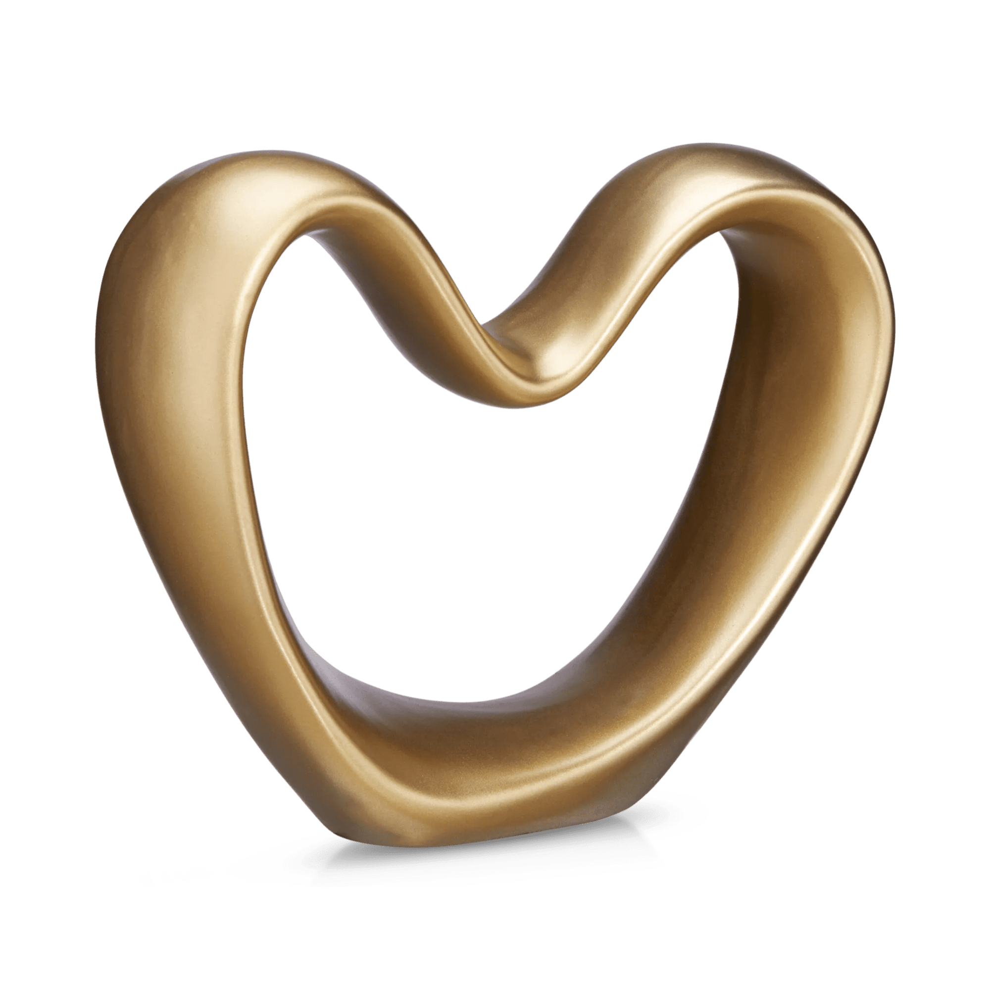 Gold Decorative Ceramic Heart