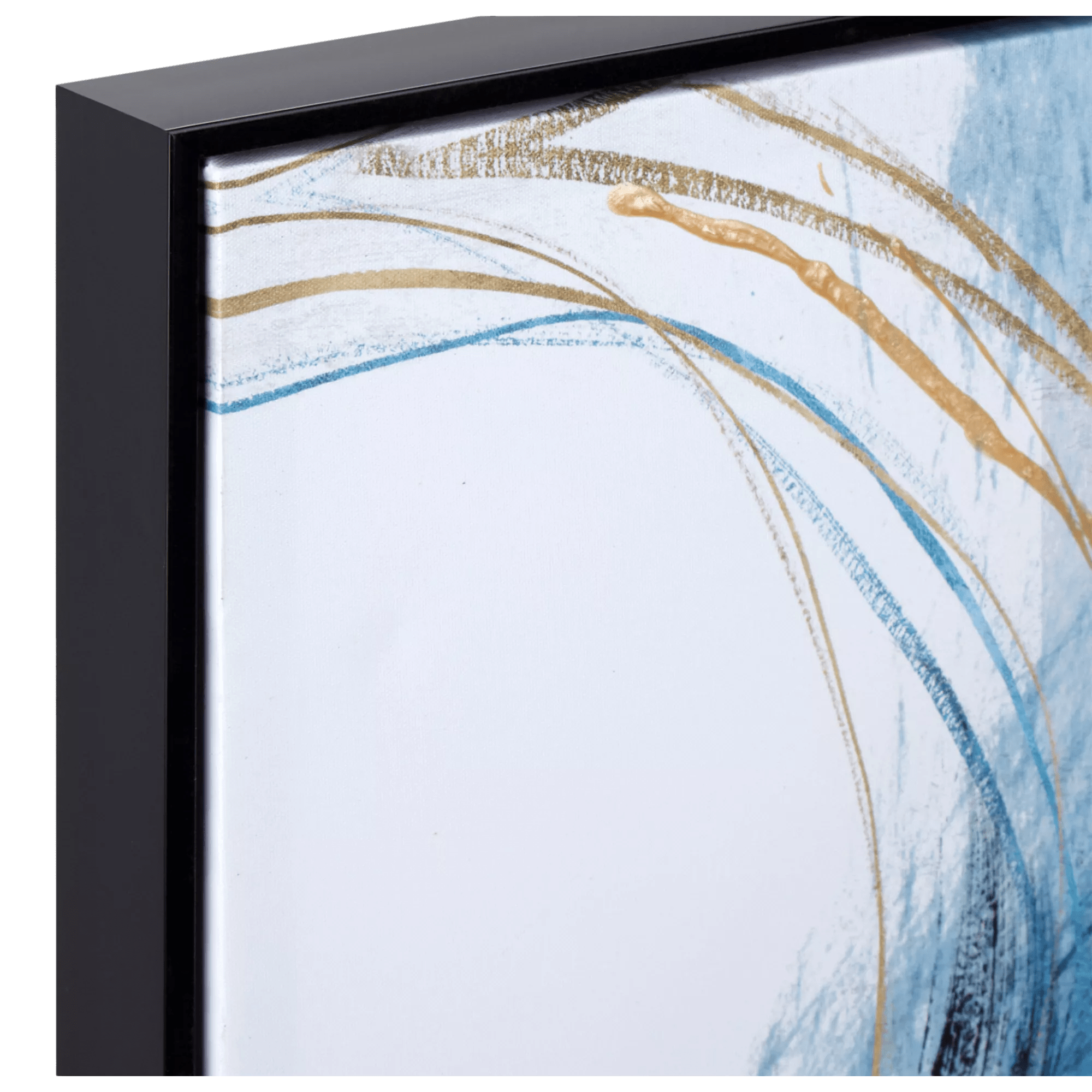 Gel-Embellished Abstract Framed Art