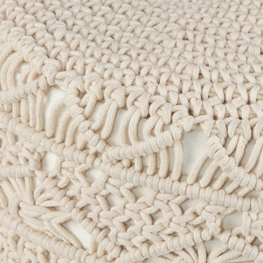 Macrame Ottoman