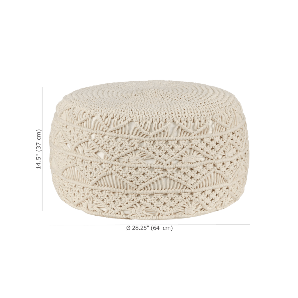 Macrame Ottoman