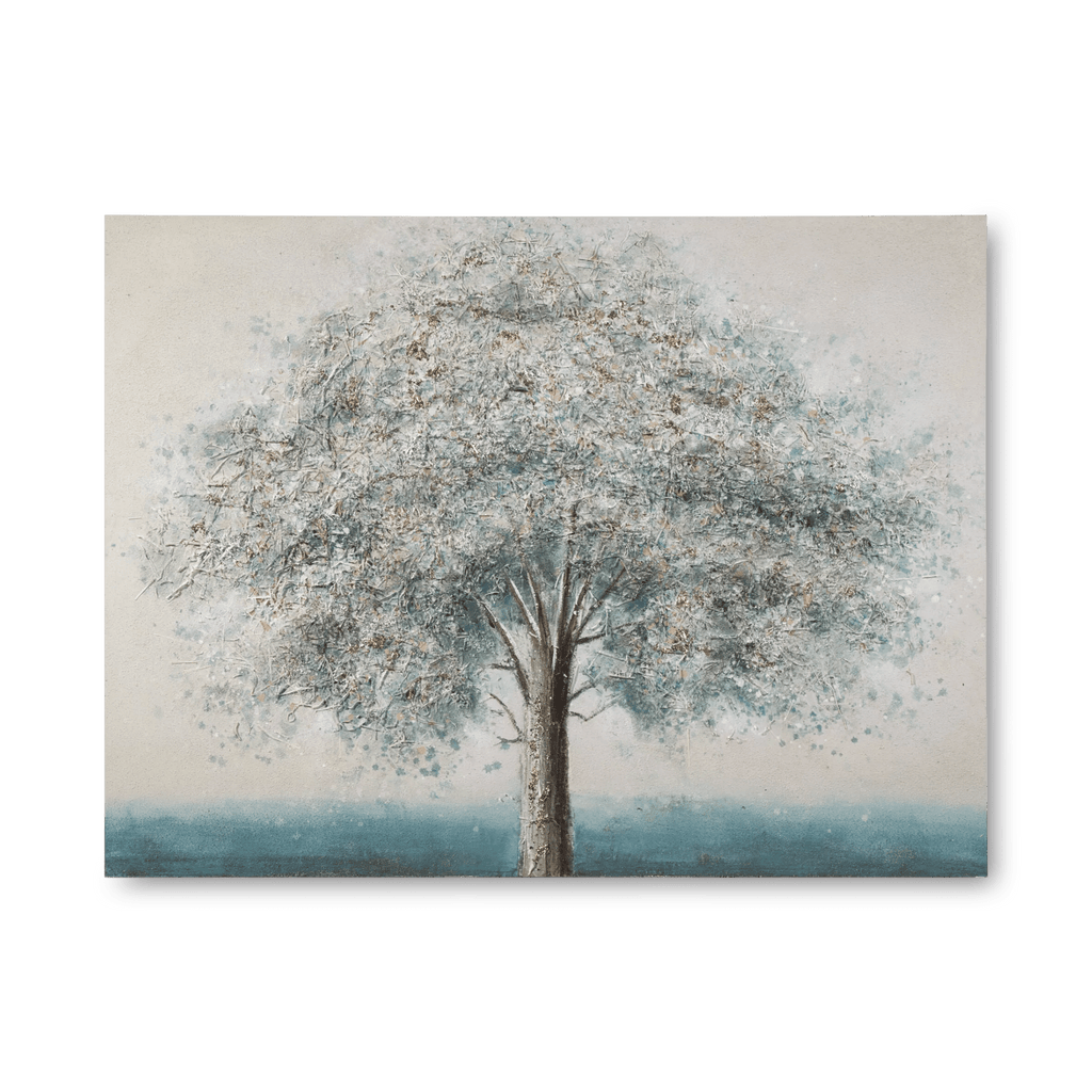 Blue Tree Oil Painting