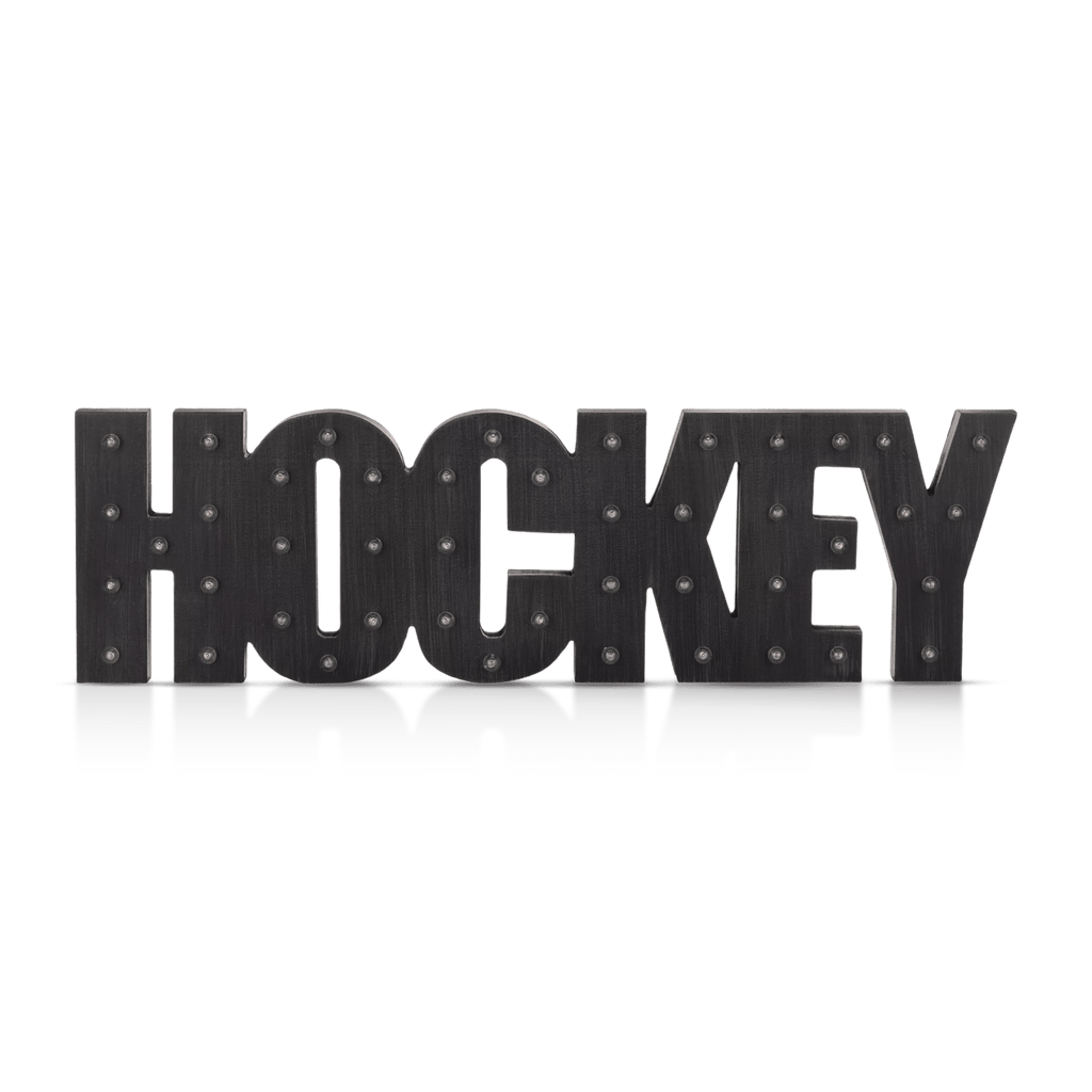 Hockey LED Decorative Word