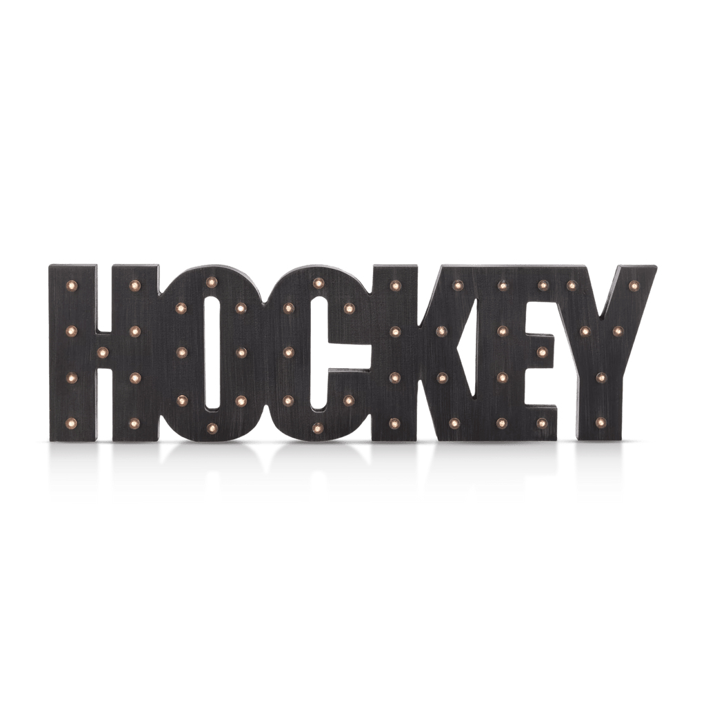 Hockey LED Decorative Word