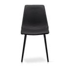 Faux Leather and Metal Dining Chair