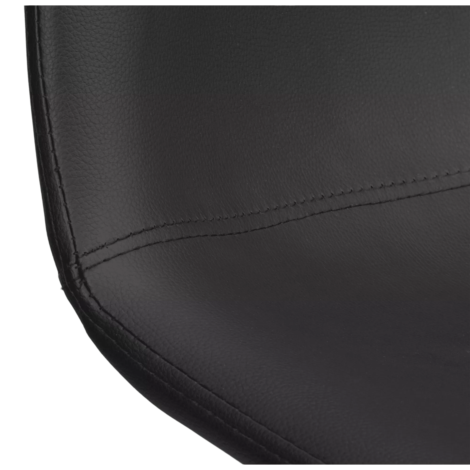 Faux Leather and Metal Dining Chair