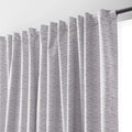 Grey Toulouse Blackout Curtain with Hidden Backtab
