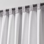 Grey Toulouse Blackout Curtain with Hidden Backtab