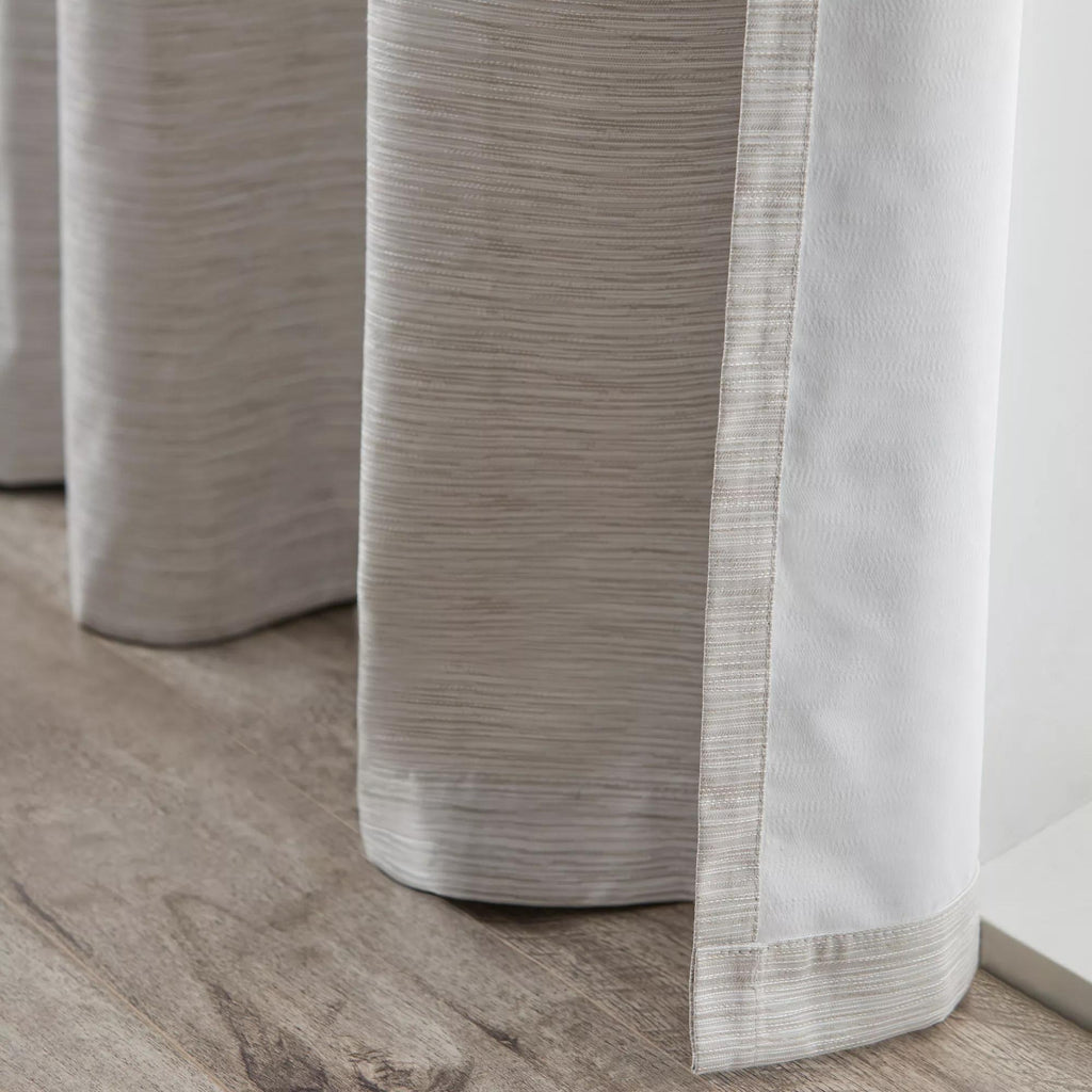 Ivory Toulouse Blackout Curtain with Hidden Backtab