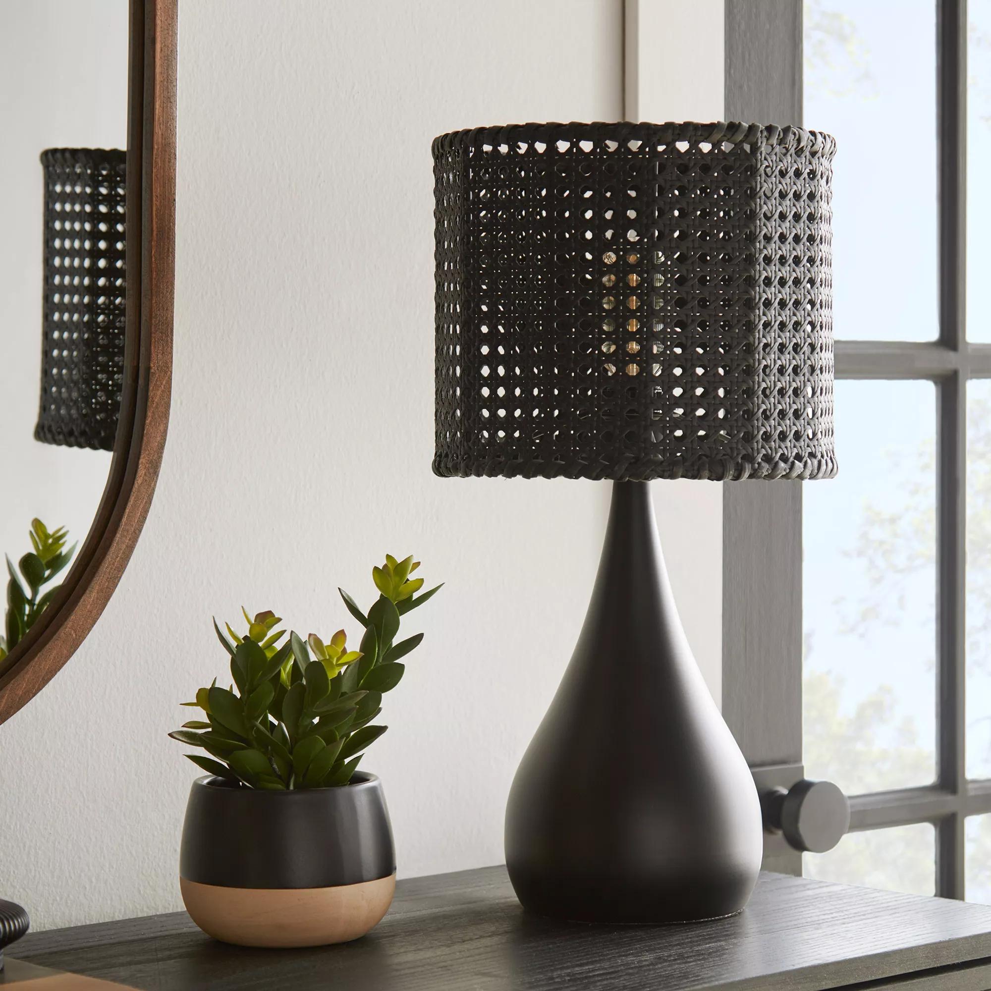 Flared Metal Lamp Base