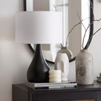 Flared Metal Lamp Base