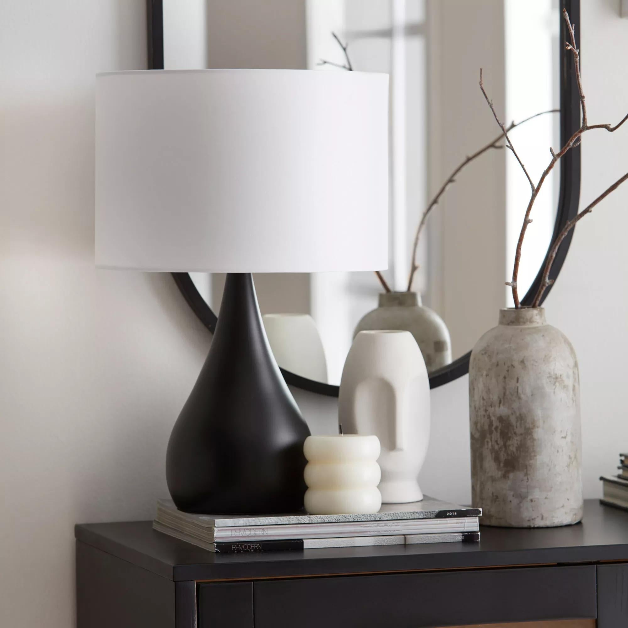 Flared Metal Lamp Base