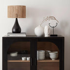 Flared Metal Lamp Base