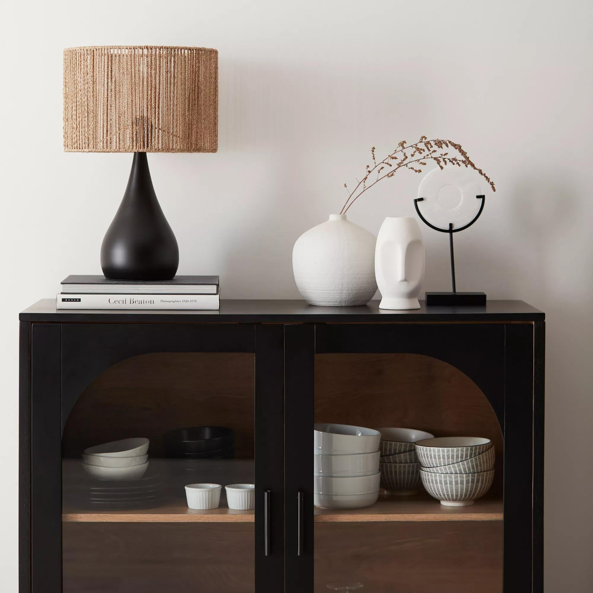 Flared Metal Lamp Base