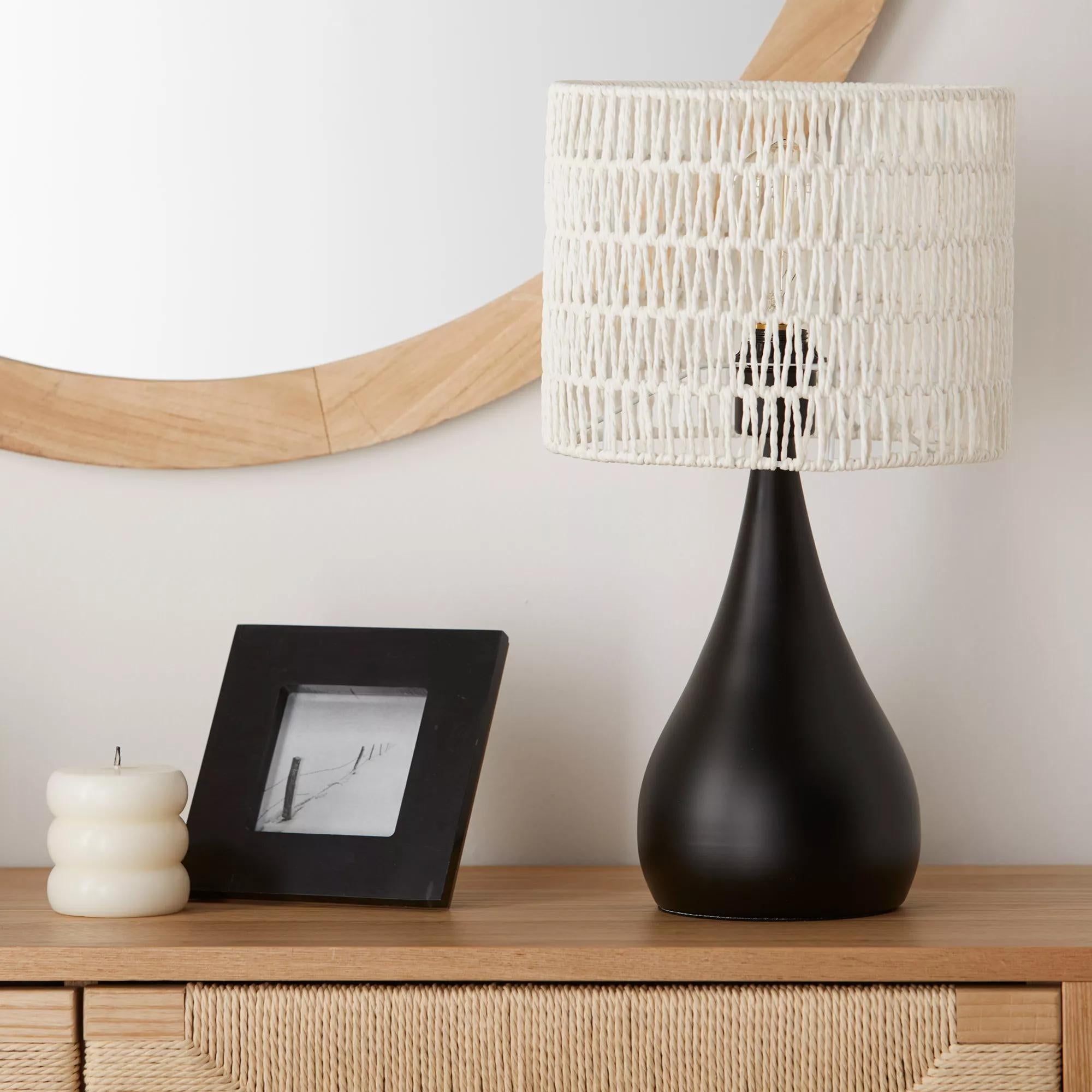 Flared Metal Lamp Base