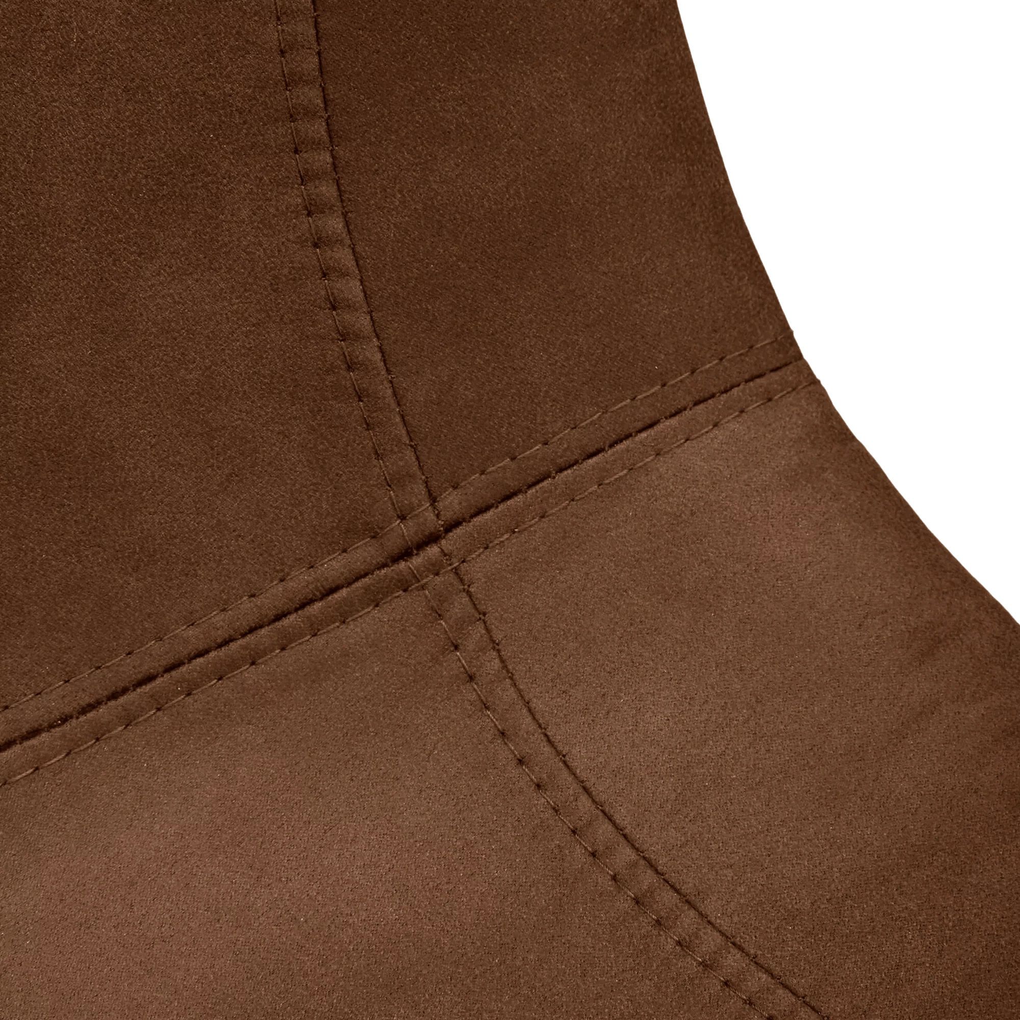 Rust Textured Faux Leather and Metal Dining Chair