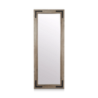 Wood and Metal Framed Mirror