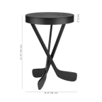Hockey Sticks Side Table