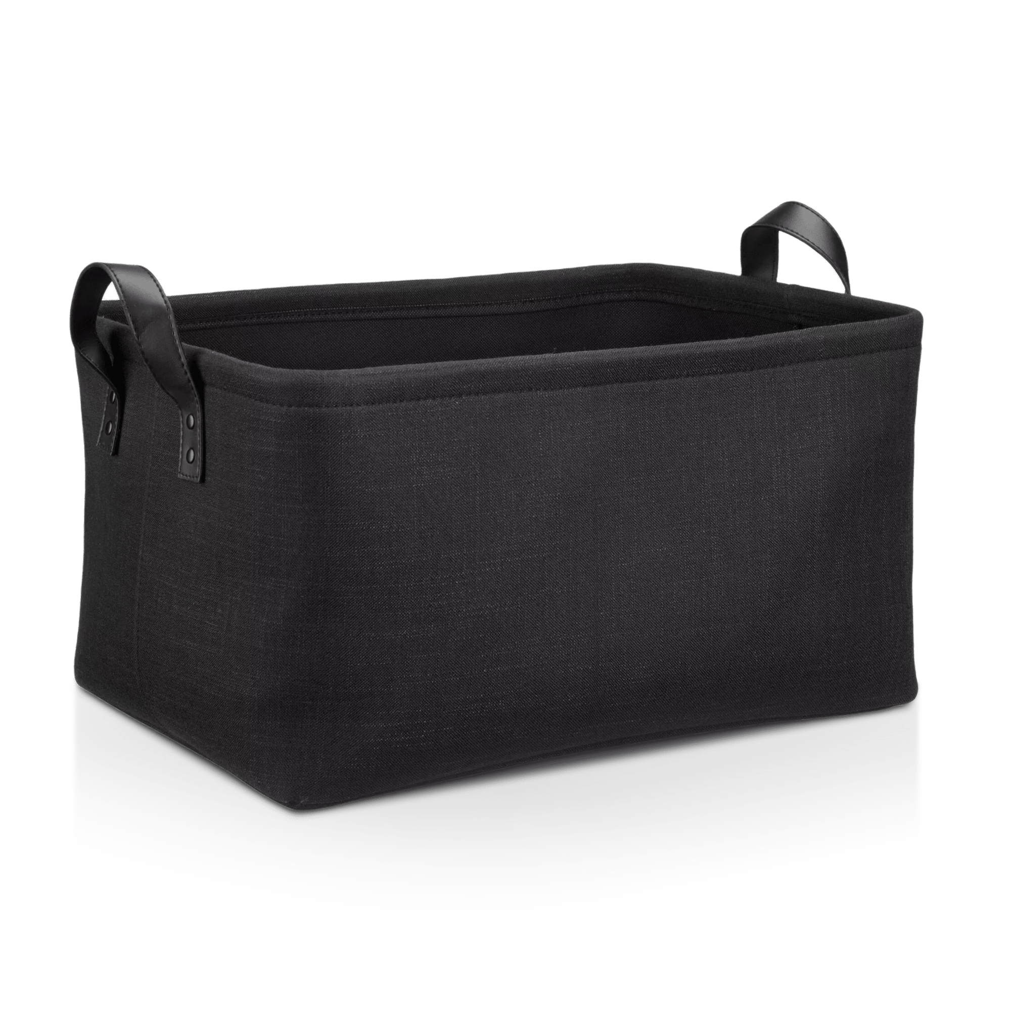 Black Chita Storage Basket with Handles