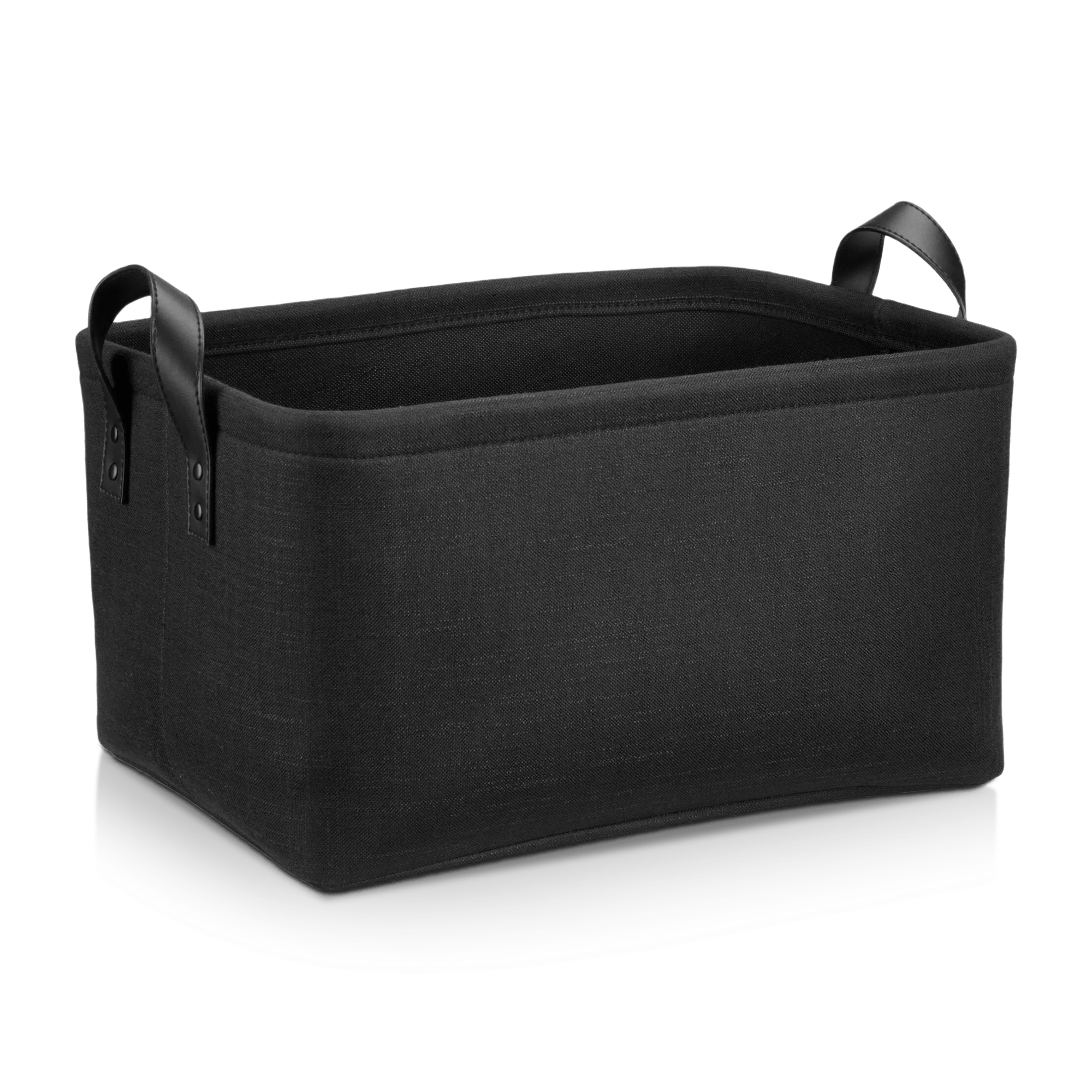 Black Chita Storage Basket with Handles