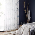 Blue Nima Sheer Curtain